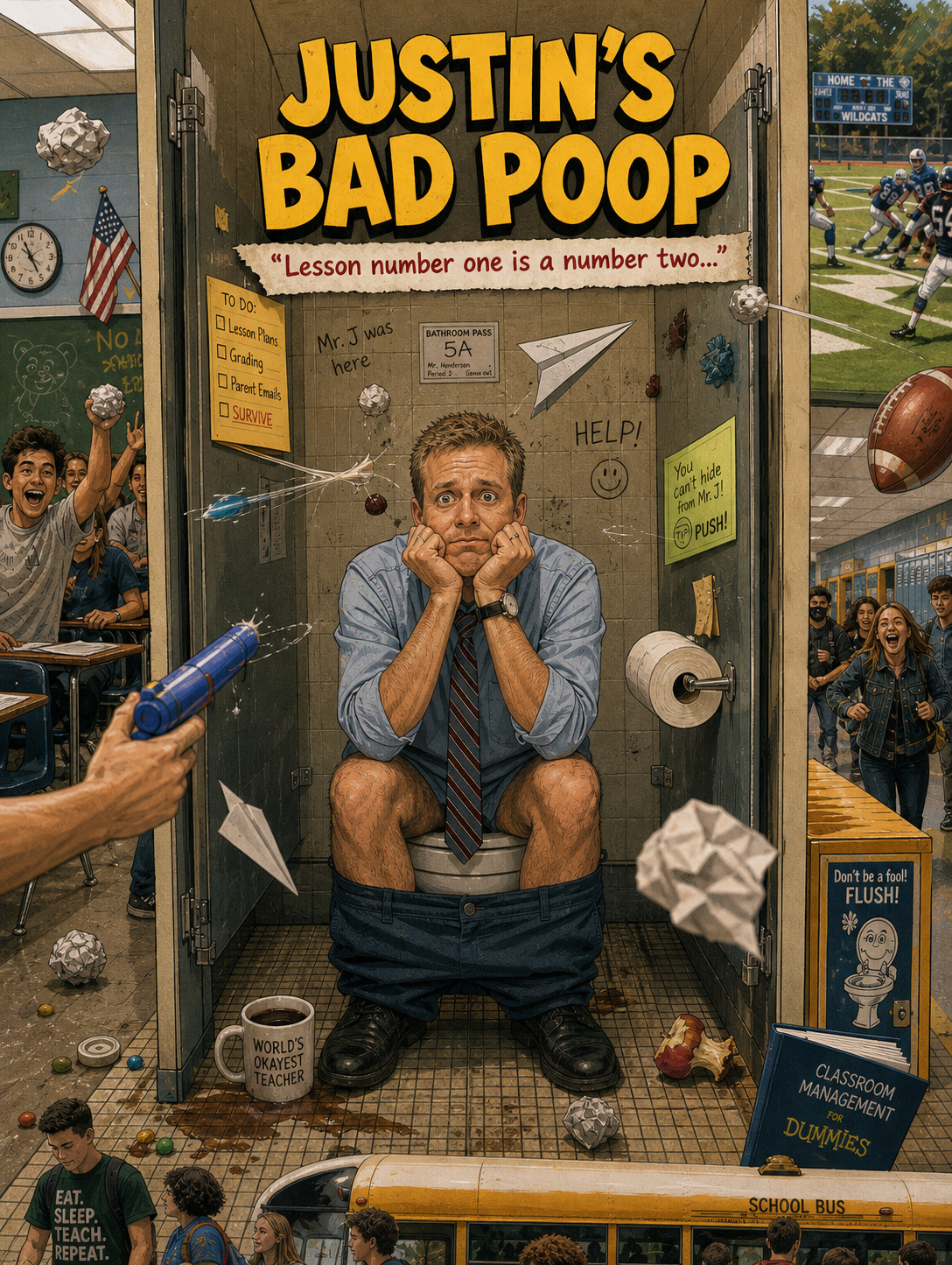 Justin's Bad Poop poster